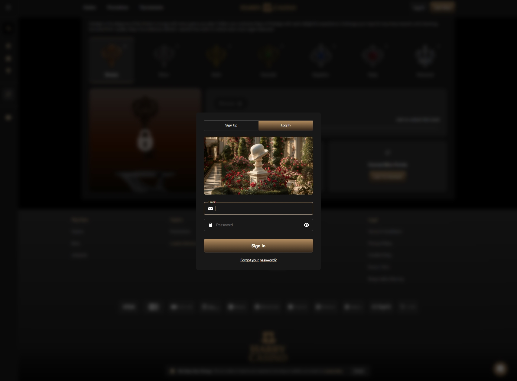 Login at Harry casino